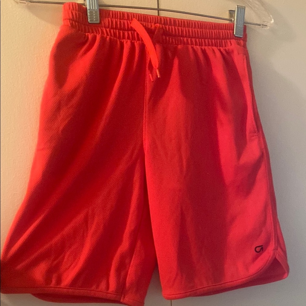 GAP Red Athletic Shorts Elastic Waistband Lightweight